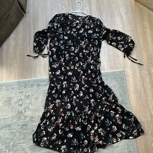 Madewell long sleeve maxi dress